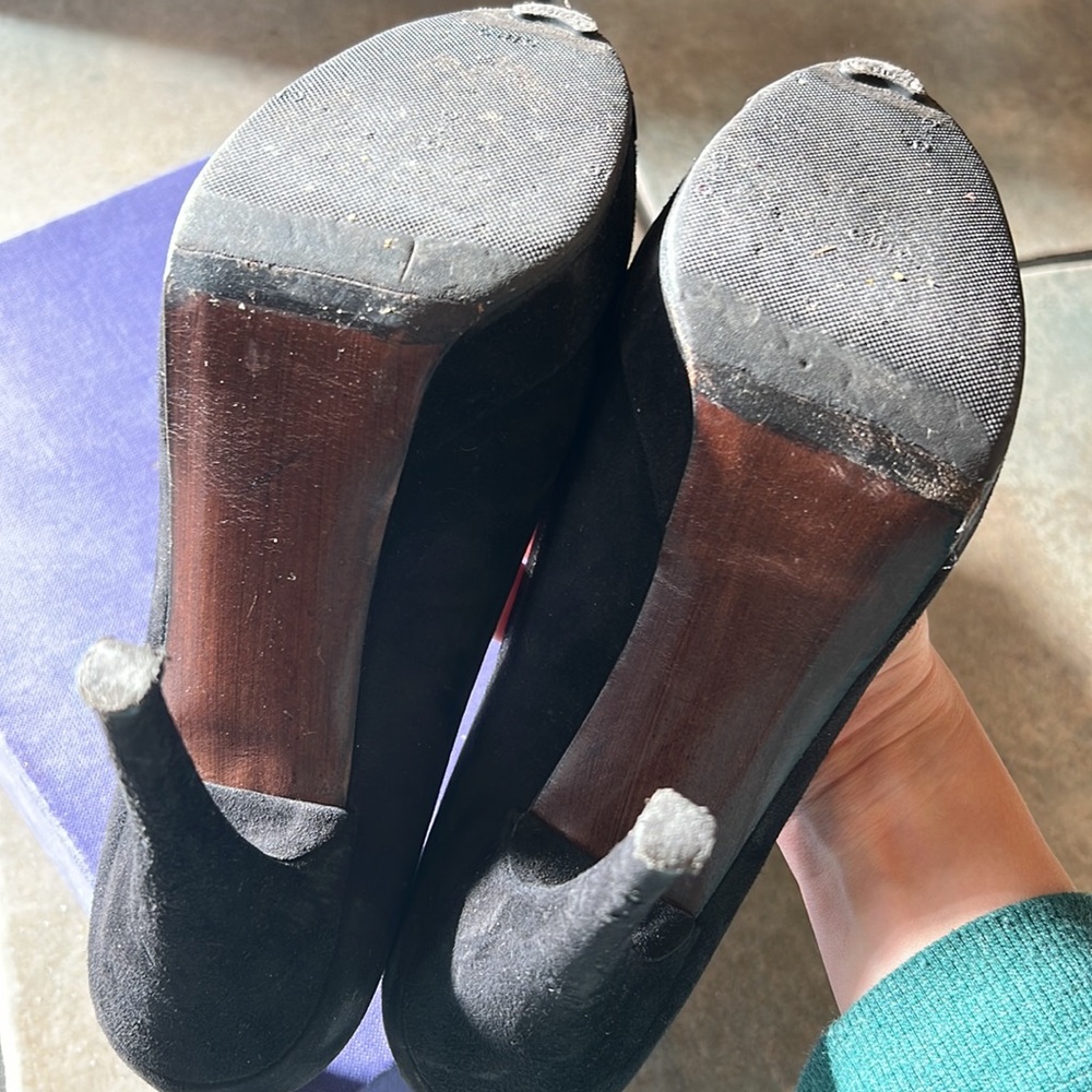 Stuart Wietzman Open Toe Heels Size 8 With The Box - image 3